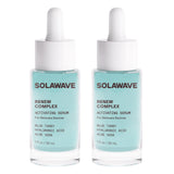 Solawave Renew Complex Serum for Face and Neck | Boost the Effects of Solawave Facial Wand | Red Light Therapy for Face and Microcurrent Facial Device for Anti-Aging and Skin Tightening | Pack of 2