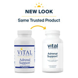 Vital Nutrients Adrenal Support | Supports Adrenal Gland Function and Cortisol Management | Supports Energy and Stress Levels | Gluten, Dairy and Soy Free Supplement | 120 Capsules