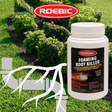 Roebic FRK-1LB Foaming Root Killer, Clears Pipes and Stops New Growth, Safe for All Plumbing, 1 Pound White