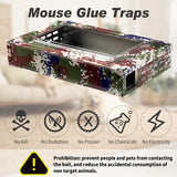 4 Pack Multi Catch Mouse Trap Clear Top Humanized Mouse Trap Rodent Mouse Trap for Indoor Outdoor Rat Control Pet and Kids Security (Camo Color)