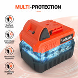 VOLTASK 20V 4.0AH Lithium-Ion Battery Replacement for Voltask Cordless Snow Shovel SS-20B & SS-20C