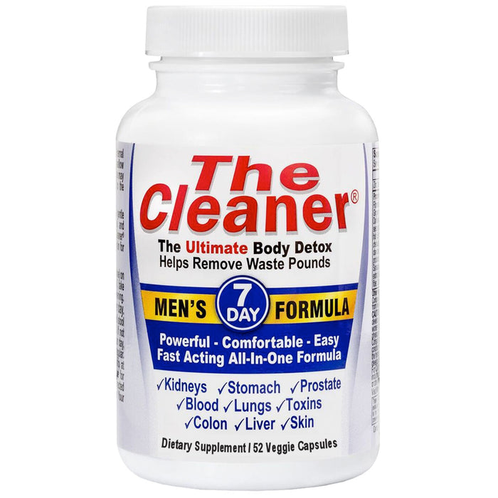 Century Systems The Cleaner Detox, Powerful 7-Day Complete Internal Cleansing Formula for Men, Support Digestive Health, 52 Vegetarian Capsules