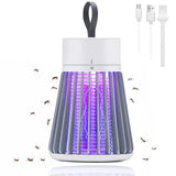 ELLASSAY Bug Zapper Indoor Electric Mosquito Traps Zapper and Fly Killer with Hanging Loop Bug Light Portable Fly Traps for Indoor & Outdoor,Backyard,Patio,Camping, Gray