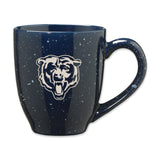 Rico Industries NFL Football Chicago Bears Primary 16 oz Team Color Laser Engraved Ceramic Coffee Mug