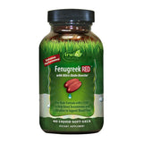 Irwin Naturals Fenugreek RED - 60 Liquid Soft-Gels - With Asian Ginseng, Ginkgo Extract & Nitric Oxide Booster - 15 Servings