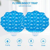 Flying Insect Trap HU002 Plug-in Fly Trap Indoor, Electric Bug Killer Indoor Gnat Catcher Fly Tapper with Night Light UV Attractant Catcher for Bedroom, Kitchen, Office (1 Pack, White)