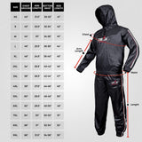 DEFY Heavy Duty Sweat Suit Sauna Exercise Gym Suit Fitness, Weight Loss, Anti-Rip, with Hood (XL)