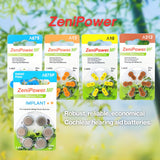 ZeniPower Cochlear Implant Batteries Size A675P Zero Mercury (60 Batteries)