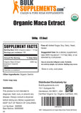 BULKSUPPLEMENTS.COM Organic Maca Root Extract Powder - Maca Supplement, Maca Powder Organic - Maca Root for Women & Men, Vegan & Gluten Free, 3000mg of per Serving, 500g (1.1 lbs), Pack of 1