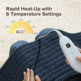 Heating Pad for Back Pain Relief, 16" X 33" XXX Large Heating Pads for Cramps, Neck and Shoulder, Electric Heating Pad XL with 6 Fast Heating Settings,Auto-Off,Machine Washable