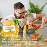 softbear Seamoss Gel Mango Pineapple Flavor 18 OZ - Wildcrafted Irish Sea Moss Gel Organic Raw with 92 Minerals & Vitamins Non-GMO Gluten-Free Vegan Supplement Immune Digestive Support