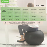 Trideer Yoga Ball Exercise Ball for Working Out, 5 Sizes Gym Ball, Birthing Ball for Pregnancy, Swiss Ball for Physical Therapy, Balance, Stability, Fitness, Office Ball Chair, Quick Pump Included