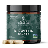 TRIBE ORGANICS Boswellia Serrata Complex Supplement for Joint Support, Muscle Relief - Vegetarian Non-GMO 120 Capsules, High Potency - Boswellin Super with Ginger Extract & Black Pepper - 420mg