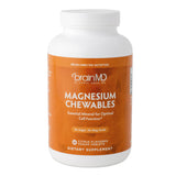 Dr Amen BrainMD Magnesium Chewables, Citrus - 60 Chewable Tablets - Essential Mineral for Optimal Cell Function - Supports Memory & Focus - Gluten Free - 60 Servings