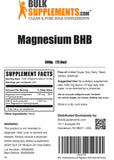 BulkSupplements.com Magnesium BHB Powder - Beta-HydroxyButyrate Powder, BHB Supplement - BHB Salts, Electrolytes Supplement, Pack of 1 - Pure & Unflavored, 1500mg per Serving, 500g (1.1 lbs)