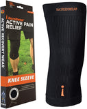 Incrediwear Knee Sleeve – Knee Braces for Knee Pain, Joint Pain Relief, Swelling, Inflammation Relief, and Circulation, Knee Support for Women and Men, Fits 12”-14” Above Kneecap (Black, Medium)