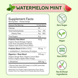 Feel Goods Gut Guardian - Probiotic & Prebiotic Powder Packets, Digestive Health for Men & Women, Organic Fiber, Gut Health, Sugar Free, 0.21 Ounce Packets - Watermelon Mint (Pack of 15)