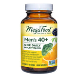 MegaFood Men's 40+ One Daily Multivitamin for Men With Vitamin B, Vitamin D3, Selenium, Zinc & Real Food - Immune Support, Energy Metabolism, and Muscle & Bone Health – Non GMO; Vegetarian - 60 Tabs