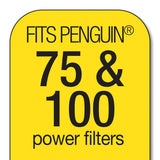 Marineland Penguin Rite-Size Cartridge,power filter cartridge, fit penguin 75 & 100,6 count