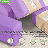 Trideer Yoga Blocks 2 Pack Purple