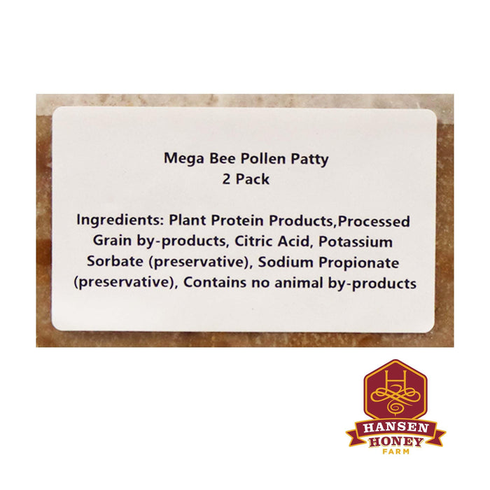 Mega Bee Pollen Patty 2 Pack