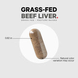 Codeage Grass Fed Beef Liver Supplement Superfood, Freeze Dried, Non-Defatted, Desiccated Beef Liver Glandulars Bovine Pills, Liver Health, Pasture Raised Beef Vitamins, Non-GMO, 180 Capsules