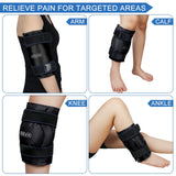 REVIX XL Ice Pack for Knee Replacement Surgery, Ice Knee Wrap with Cold Compression for Knee Pain Relief, Athletic Injuries, Arthritis, ACL, Tendonitis, Knee Cold Pack Wrap Around Knee for Swelling