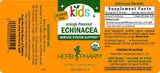 Herb Pharm Kids Certified-Organic Alcohol-Free Echinacea Glycerite Liquid Extract, 4 oz