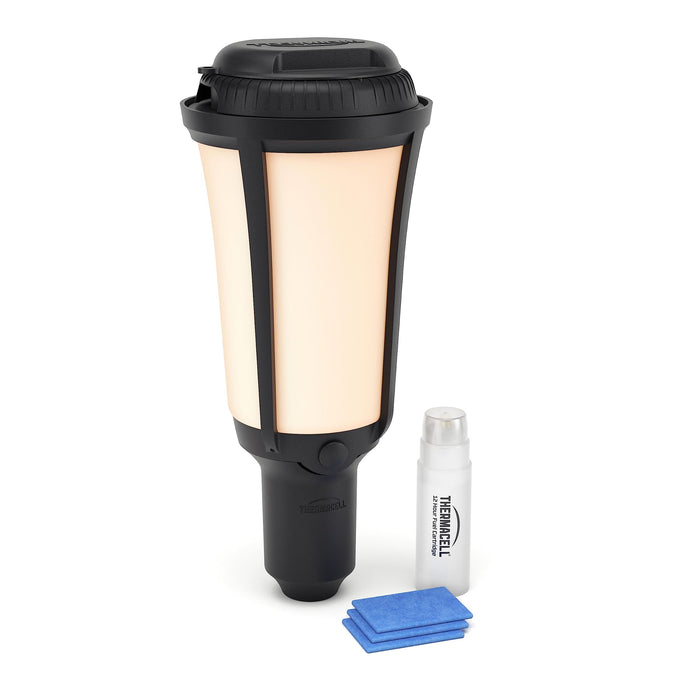 Thermacell Mosquito Repellent Torch; Includes 12-Hour Refill; 15 Foot Zone of Mosquito Protection; Effective Mosquito Repellent for Patio; Bug Spray Alternative; Scent Free