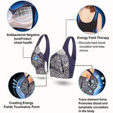 ANSUSIC Slimory Prettyhealth Lymphvity Detoxification and Shaping & Powerful Lifting Bra, Detox Sexy Lace Wireless Lifting Bra(Blue-L)