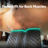 FitBeast Back Roller - Back Wheel for Deep Tissue Massage,Back Roller Wheel for Back Pain Relief, Yoga Wheel, Back Stretcher & Foam Roller for Back Stretching, Back Cracking Device (12'', Blue)
