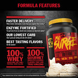 Mutant ISO Surge Whey Protein Isolate Powder Acts Fast to Help Recover, Build Muscle, Bulk and Strength, 1.6 lb (Vanilla Ice Cream)