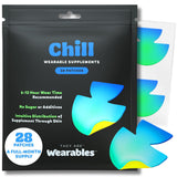 They Are Wearables Chill Relax Patches (28 Count, 1 Month Supply) Ashwagandha, Rhodiola Rosea, Passion Flower Extract - Plant Based, Gluten-Free, Vegan - Uplifting and Calming Wellness Zen Patch