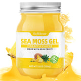 softbear Sea Moss Gel Organic Raw 18 OZ Wildcrafted Irish Sea Moss Gel Rich in 92 Vitamins & Minerals for Immune Digestive Support Vegan Superfood Sea Moss Supplement Pineapple Flavor