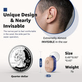 Hearing Aids, Sensley Autiphon Rechargeable Digital Hearing Aids for Seniors Adults with Noise Cancelling, Patented Design for Easy Operation, 1 Week Backup Power, Pair, S-U03-A