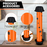 12 Pcs Sticky Fly Trap Fly Stick Indoor Outdoor Long Lasting Adhesive Fly Catcher with Hanging Hook for Wasps Gnats Bugs Insects Moths Fruit Flies Mosquitoes Spiders Fleas (Orange, Black)