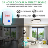 Ultrasonic Pest Repeller 6 Packs Electronic Plug in Indoor Sonic Repellent pest Control for Bugs Roaches Insects Mice Spiders Mosquitoes