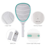 Faicuk 2 Pack Bug Zapper Racket Electric Fly Swatter