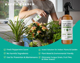 Plant Spray Bottle for Insects (16oz) by Kate's Garden. Garden Plant Care Peppermint Oil Spray for Bugs, Fungus Gnat. Insecticide for Fruit Flies, Spider Mites.