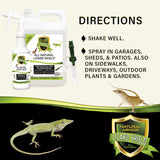 Natural Armor Lizard & Gecko Repellent Spray - Powerful Peppermint Formulation Repels All Types of Lizards & Geckos and Works Better Than Ultrasonic Gimmicks – 128 fl oz - Gallon Ready to Use