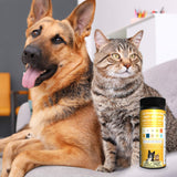 Pet Test Strips for Dogs, Cats, and Other Animal Pets. Accurate Urine Monitoring and Testing Kit That Helps Veterinarian Tests for Blood, Glucose, pH, Specific Gravity, UTI, Liver and Kidney Health.