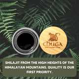 Chuga Shilajit Pure Himalayan Shilajit Resin | Naturally Sourced Grade A Shilajit | 4-6 Month Supply, 30 Grams |