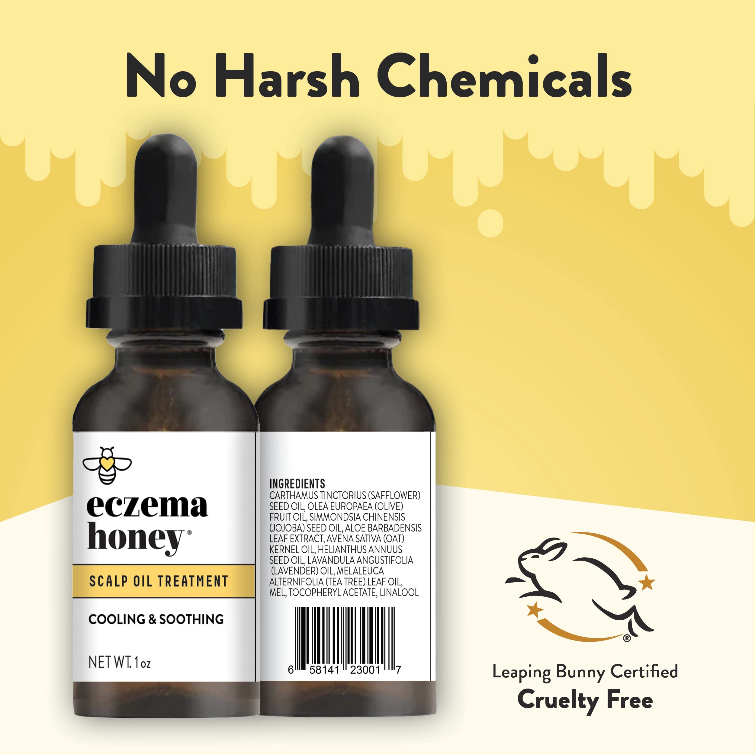 ECZEMA HONEY Soothing Scalp Oil Natural Honey Hair Oil & Scalp Care
