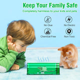 4 Pcs Humane Mouse Traps No Kill, Live Mouse Trap, Reusable Mice Trap Catch for House & Outdoors