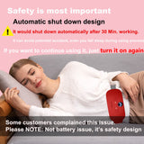 Portable Cordless Heating Pad for Cramps, Electric Waist Belt Device, Fast Heating Pad with 3 Heat Levels and 3 Vib. Massage Modes, Back or Belly Heating Pad for Women and Girl(Red)