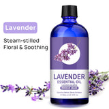 LagunaMoon Pure Lavender Essential Oil - 150mL, Undiluted, Aromatherapy, Soothing Scent, Skin Care, Hair, Relaxation