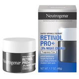 Neutrogena Rapid Wrinkle Repair Retinol Pro+ Anti-Wrinkle Night Moisturizer, Anti-Aging Face & Neck Cream, Formulated without fragrance, parabens, dyes, & phthalates, 0.3% Retinol, 1.7 oz