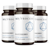 MD Process GlucoBerry Maqui Berry Extract with Chromium Picolinate for Blood Health Support - with Biotin and Gymnema Sylvestre - Doctor Formulated - 30 Capsules, 3 Pack