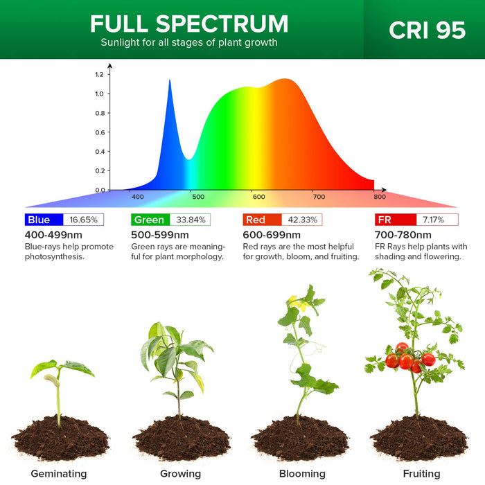 SANSI Grow Lights for Indoor Plants, Pot Clip LED Plant Light for Growing Full Spectrum, Plant Growing Lamp with 4-Level Dimmable, Auto On Off 3 6 12 Hrs Timer for Small Plants, White 5V 3-Pack