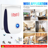 JLLOM 10 Packs Ultrasonic Pest Repeller Electronic Mouse Repellent Ultrasonic Plug in Rodent Repellent Indoor Sonic Repellent Pest Control for Insect,AntBugs,Mosquito,Rat,Spide,Cockroach